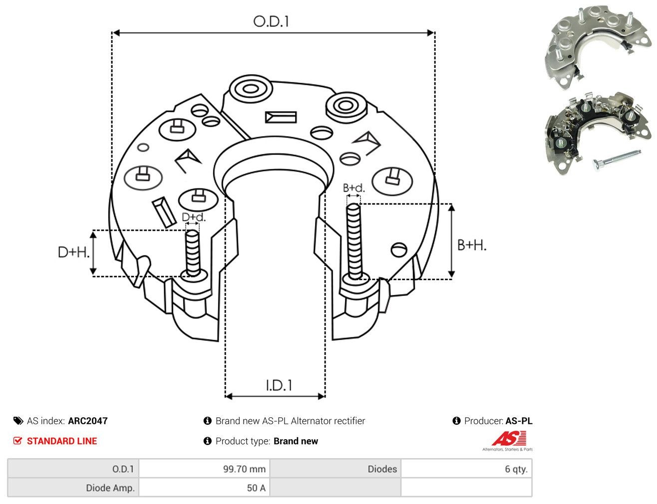 Comprar 132098 Cargo Puente de diodos, alternador
