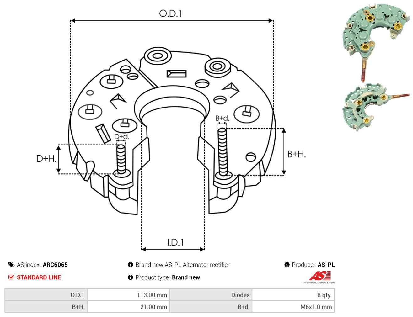 Puente rectificador del alternador Lexus IS sedán (E1) (1999 - 2005) precio, desde 39,83 EUR