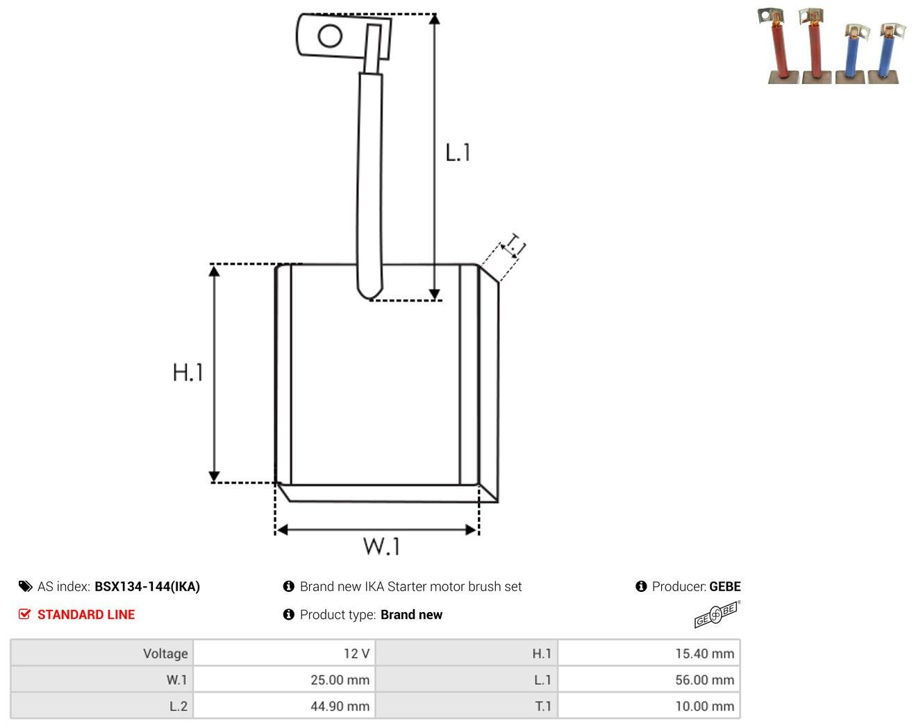 Comprar RE520926 John Deere Escobilla de motor de arranque