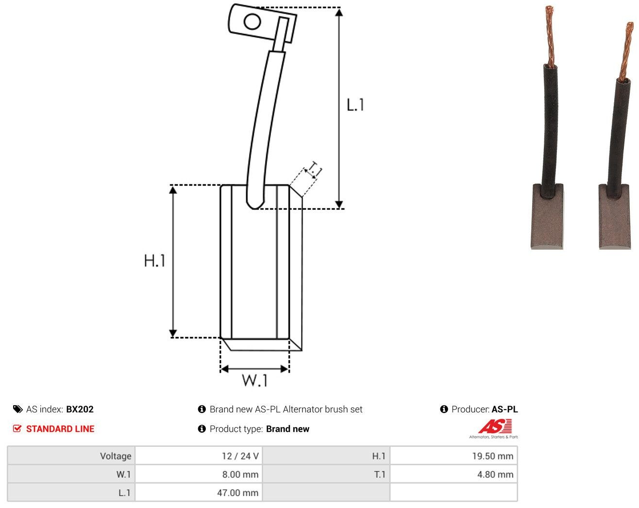Comprar Escobillas alternador Volkswagen Passat B3, B4 3A2, 351, 312