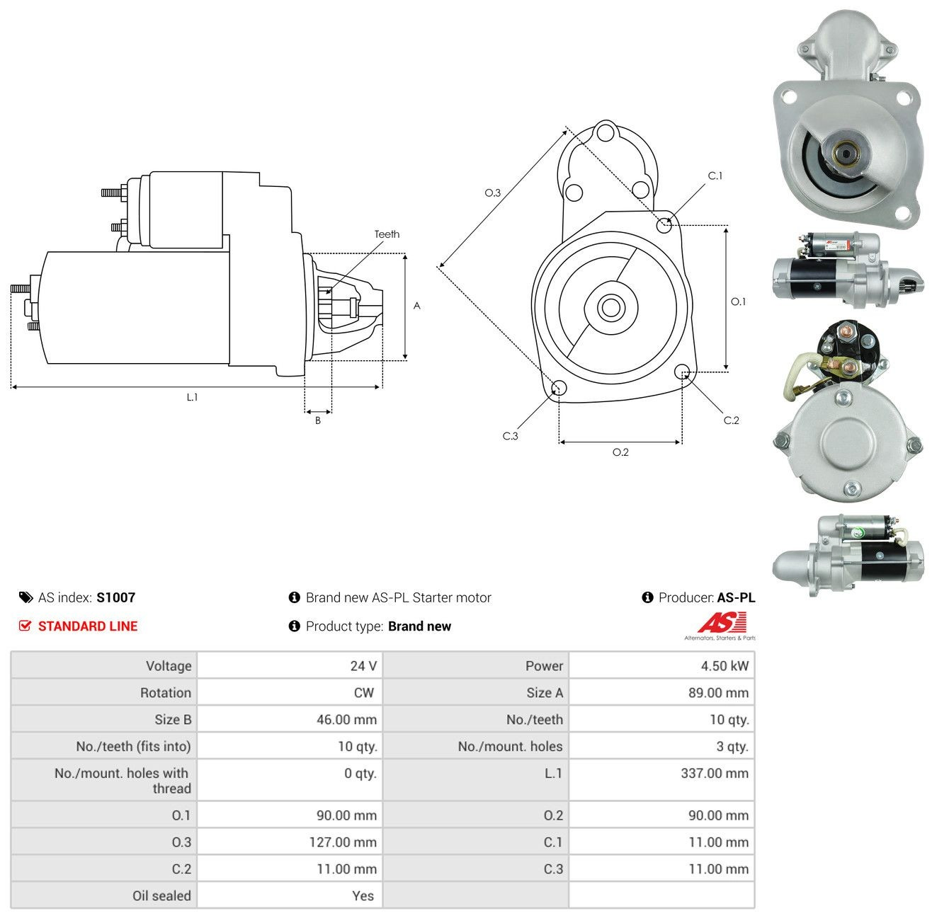 S1007 As-pl Arranque motores
