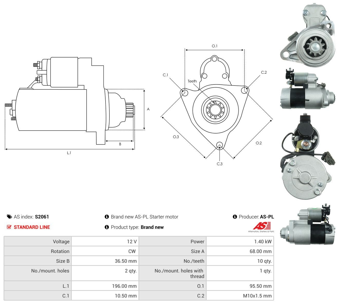 S2061 As-pl Arranque motores