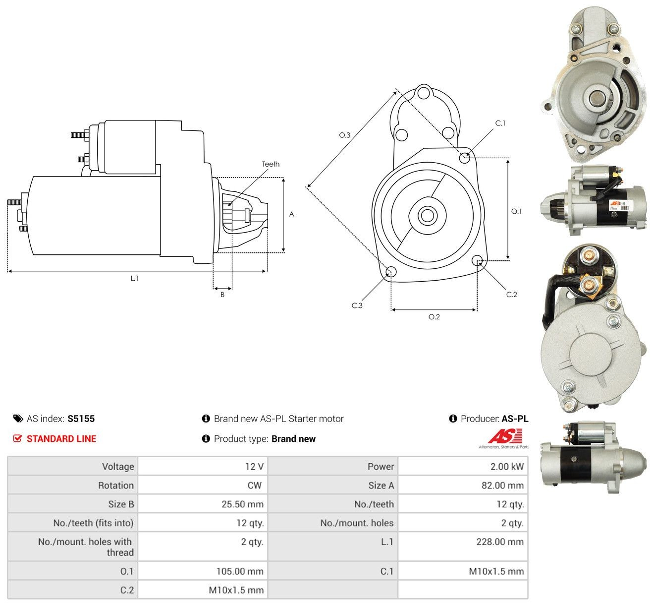 S5155 As-pl Arranque motores