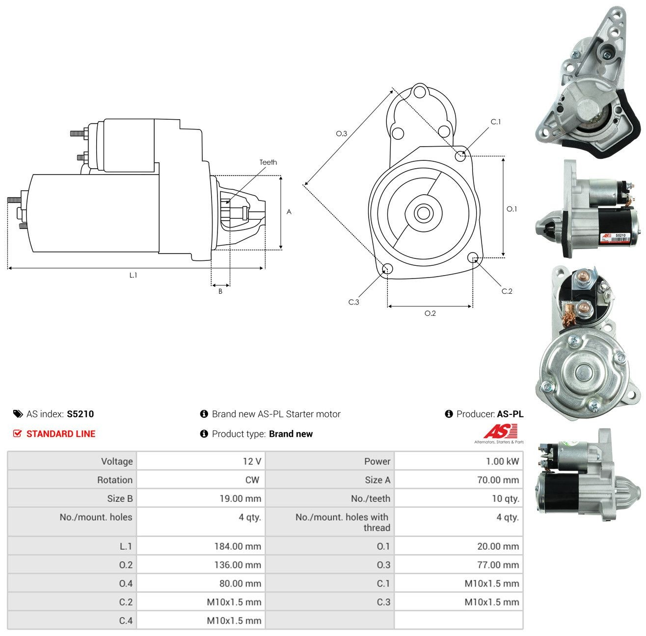 S5210 As-pl Arranque motores