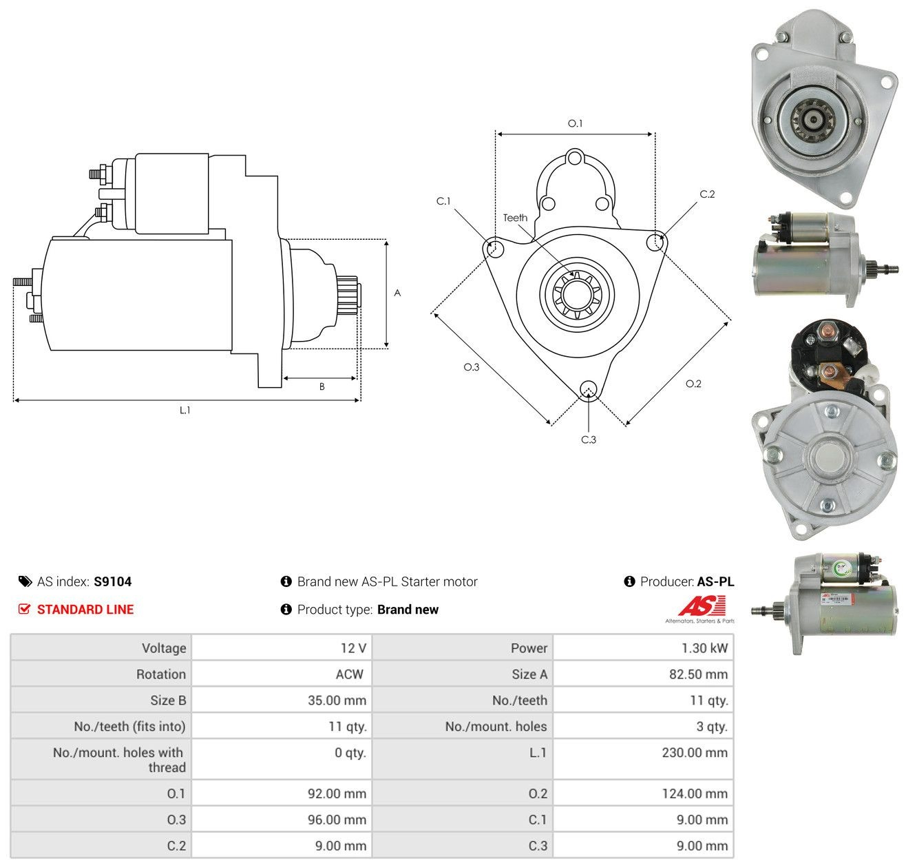 S9104 As-pl Arranque motores