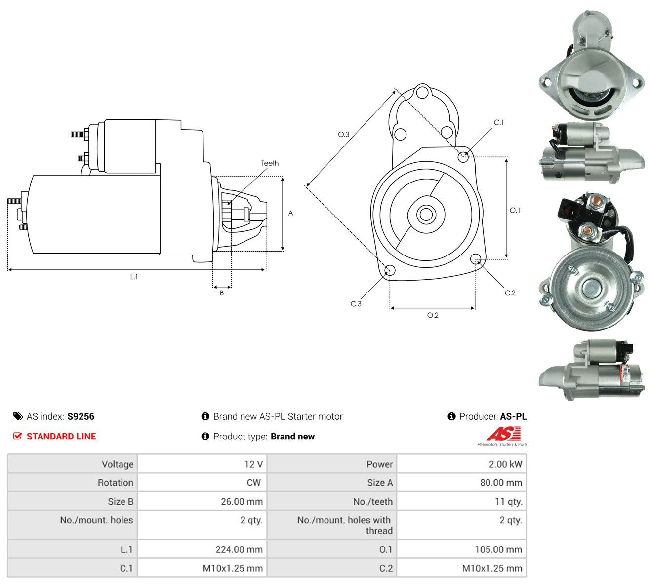 S9256 As-pl Arranque motores