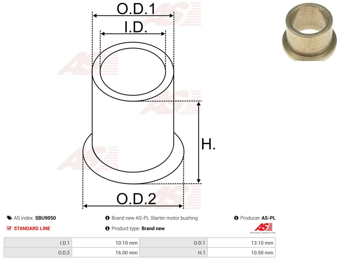 Comprar Buje de arranque Hyundai Sonata II 