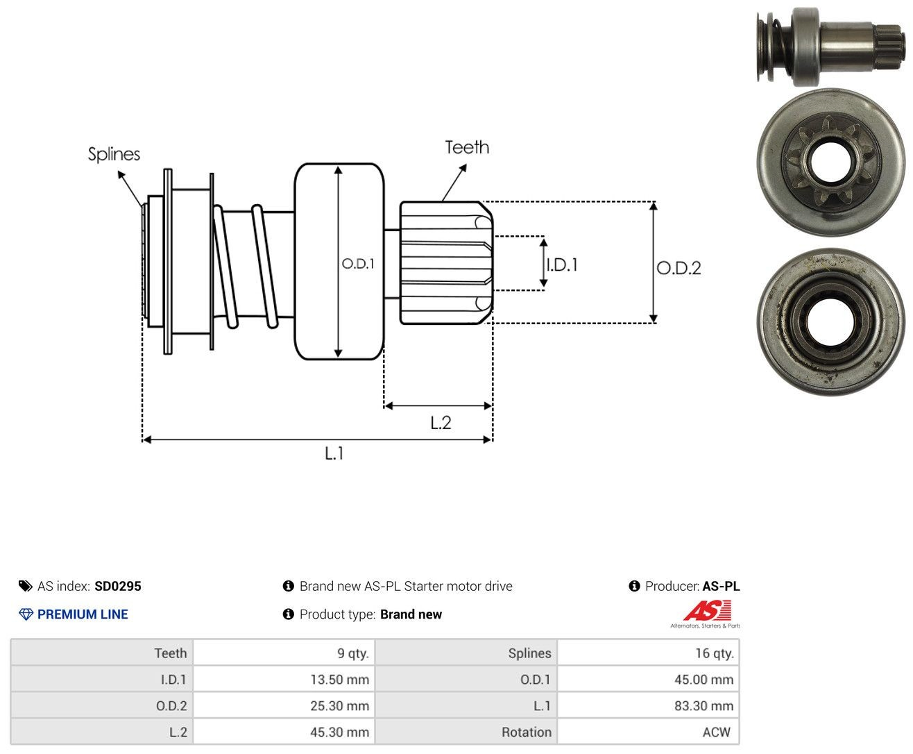 Bendix SD0295 As-pl