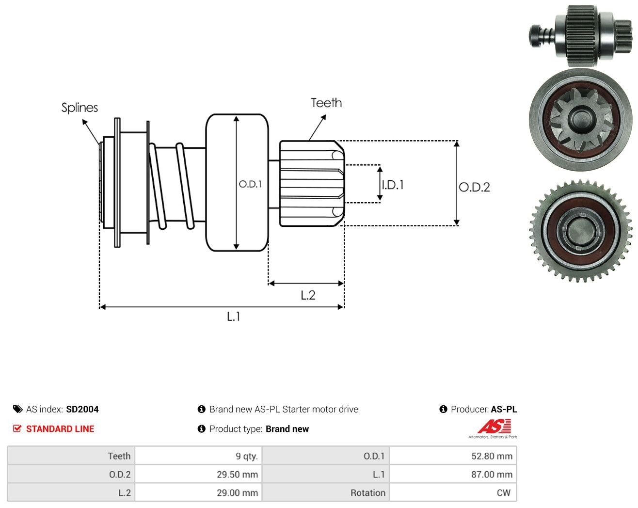 Comprar SD2004 As-pl Bendix
