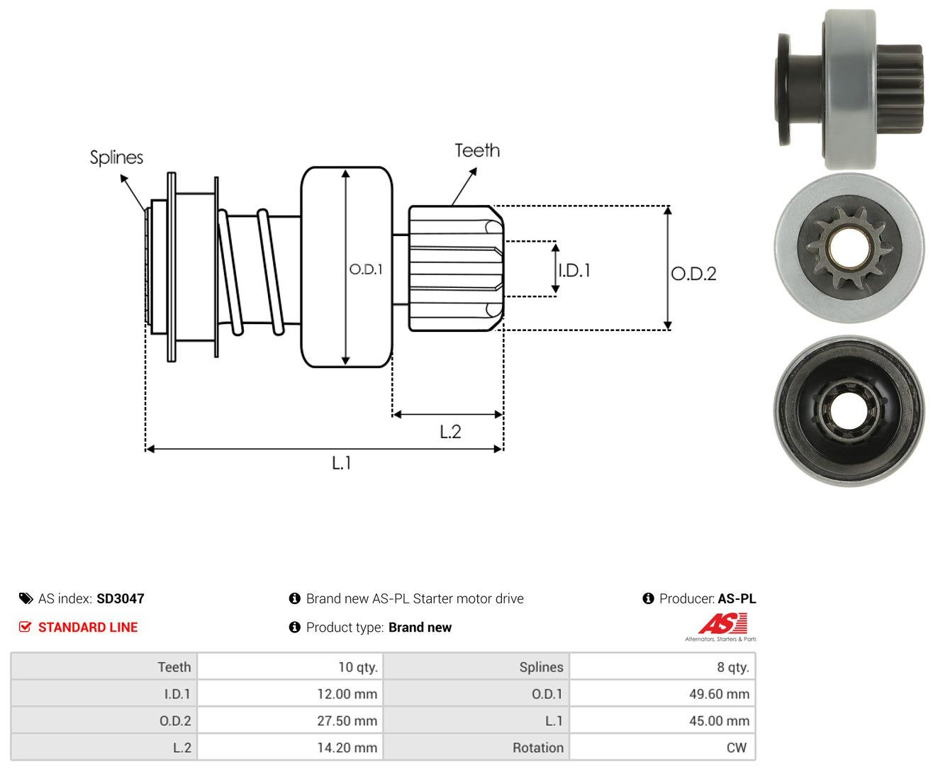 Bendix arranque Opel Meriva B