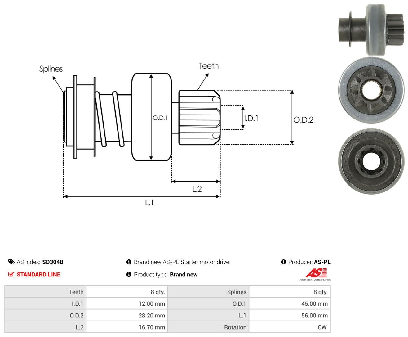 Bendix SD3048 As-pl