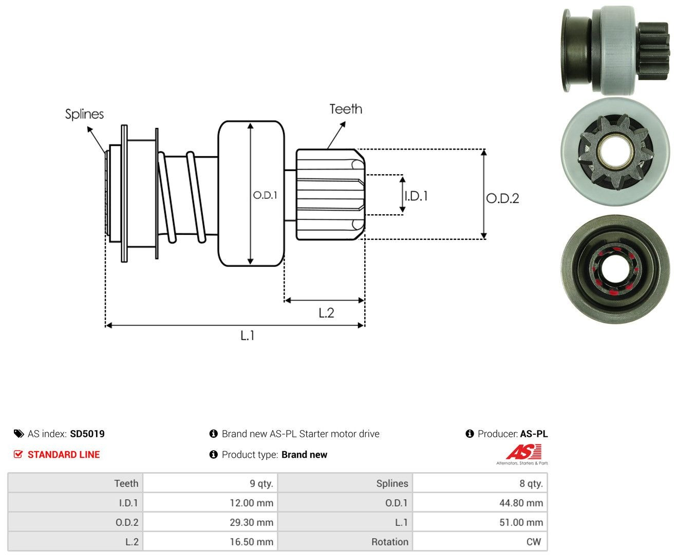 Bendix SD5019 As-pl