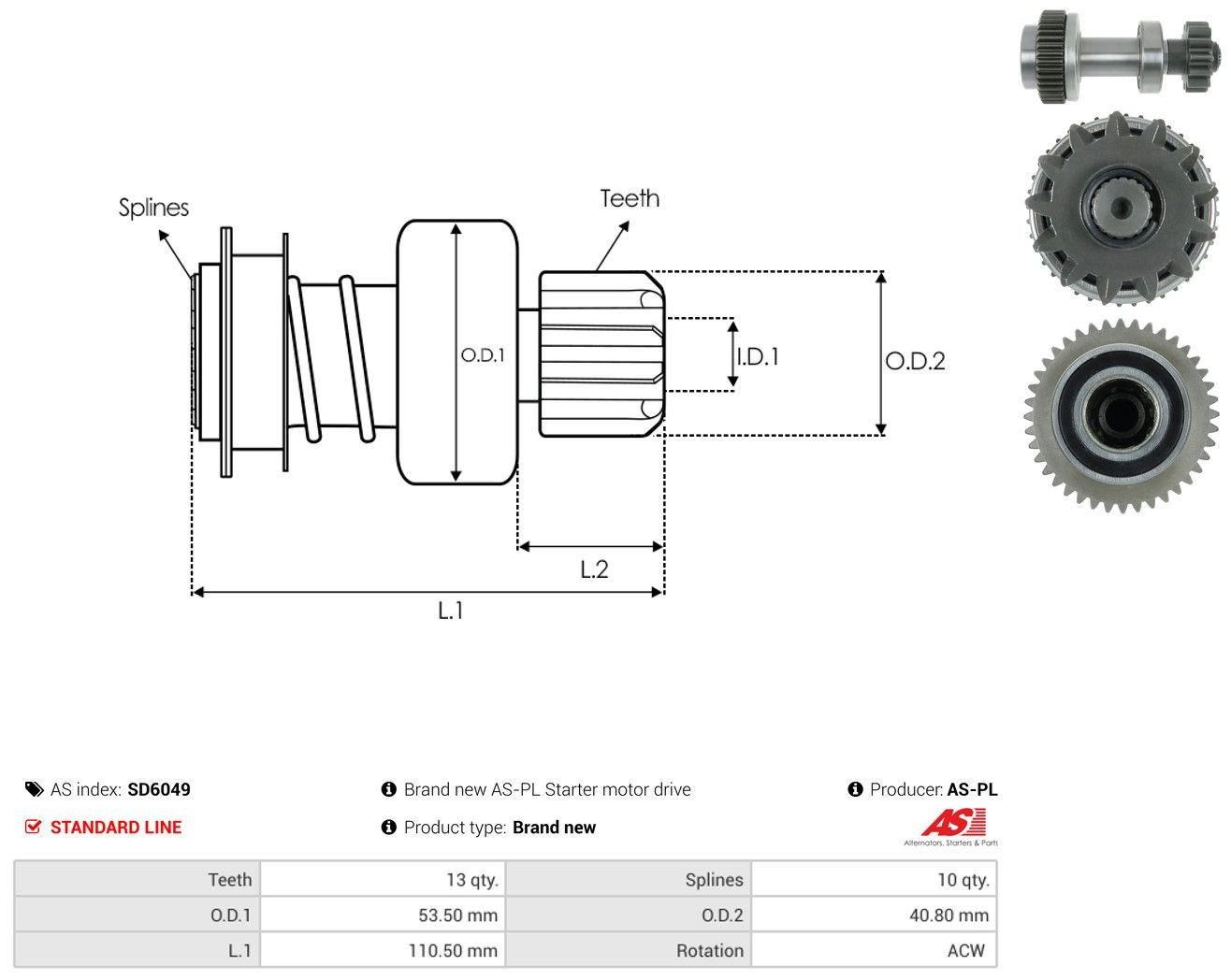 Bendix de coche Toyota Camry IV sedán (V20) (1996 - 2001) precio, desde 39,16 EUR