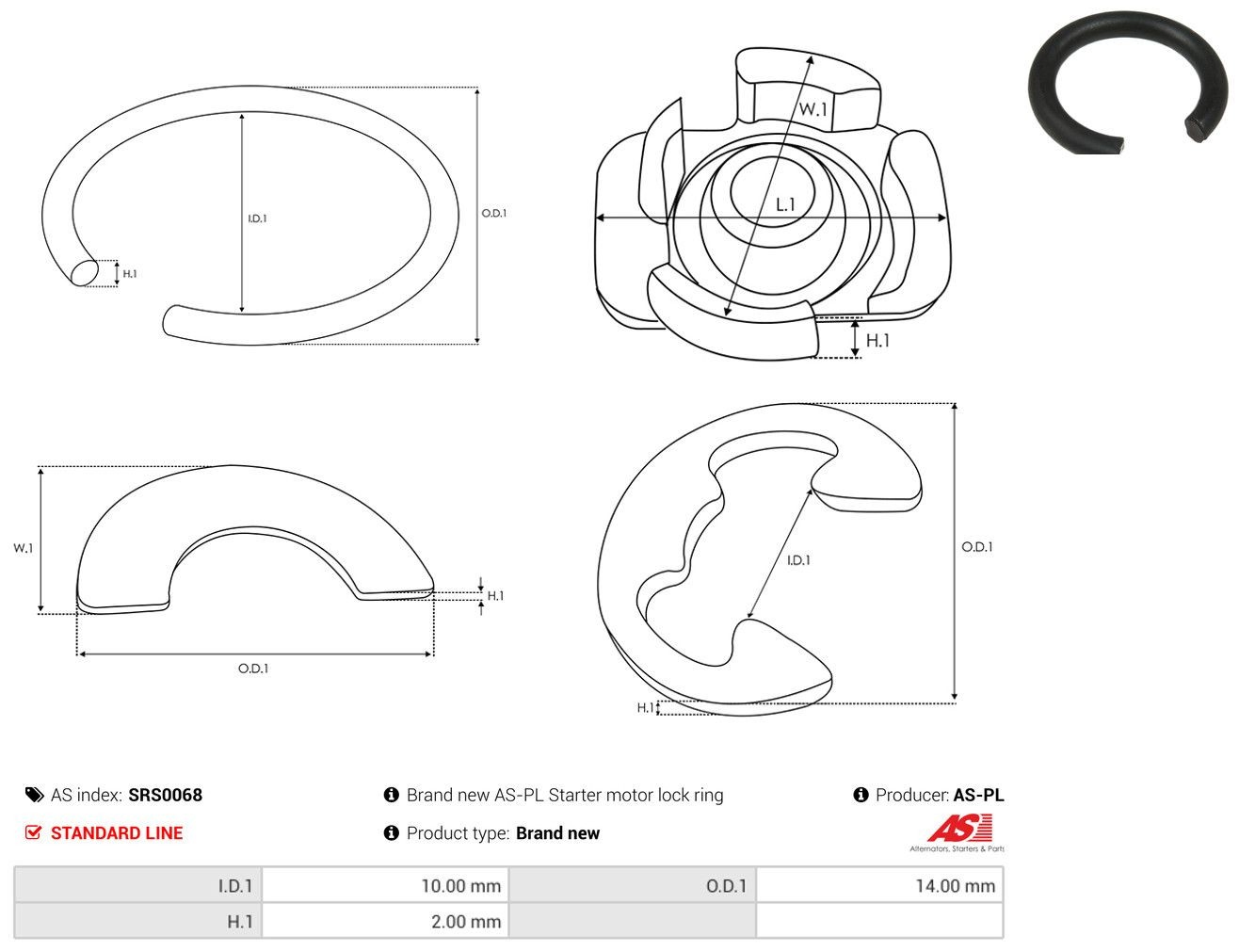 Kit de reparación de motor de arranque Ford C-Max Grand monovolumen (CB7) (2010 - 2019) precio, desde 0,68 EUR