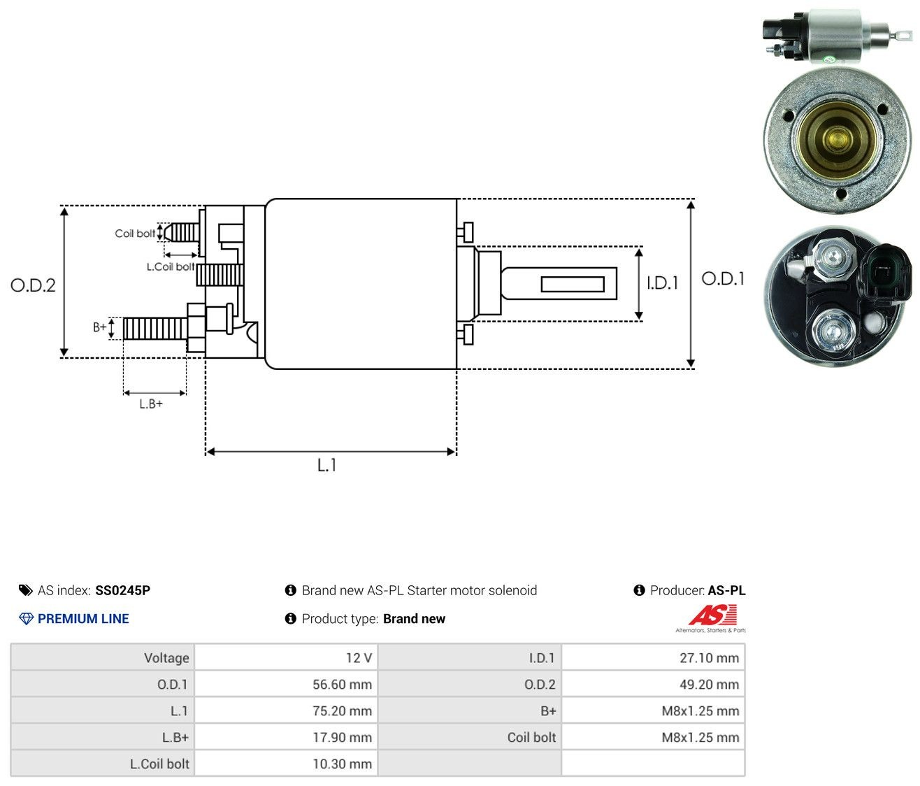 Comprar Solenoide de arranque Toyota Hilux  KUN15