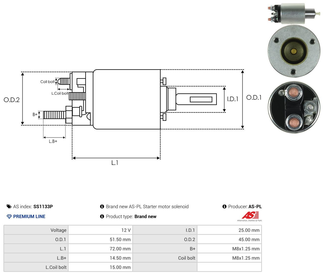  Solenoide de arranque Chevrolet Epica 2