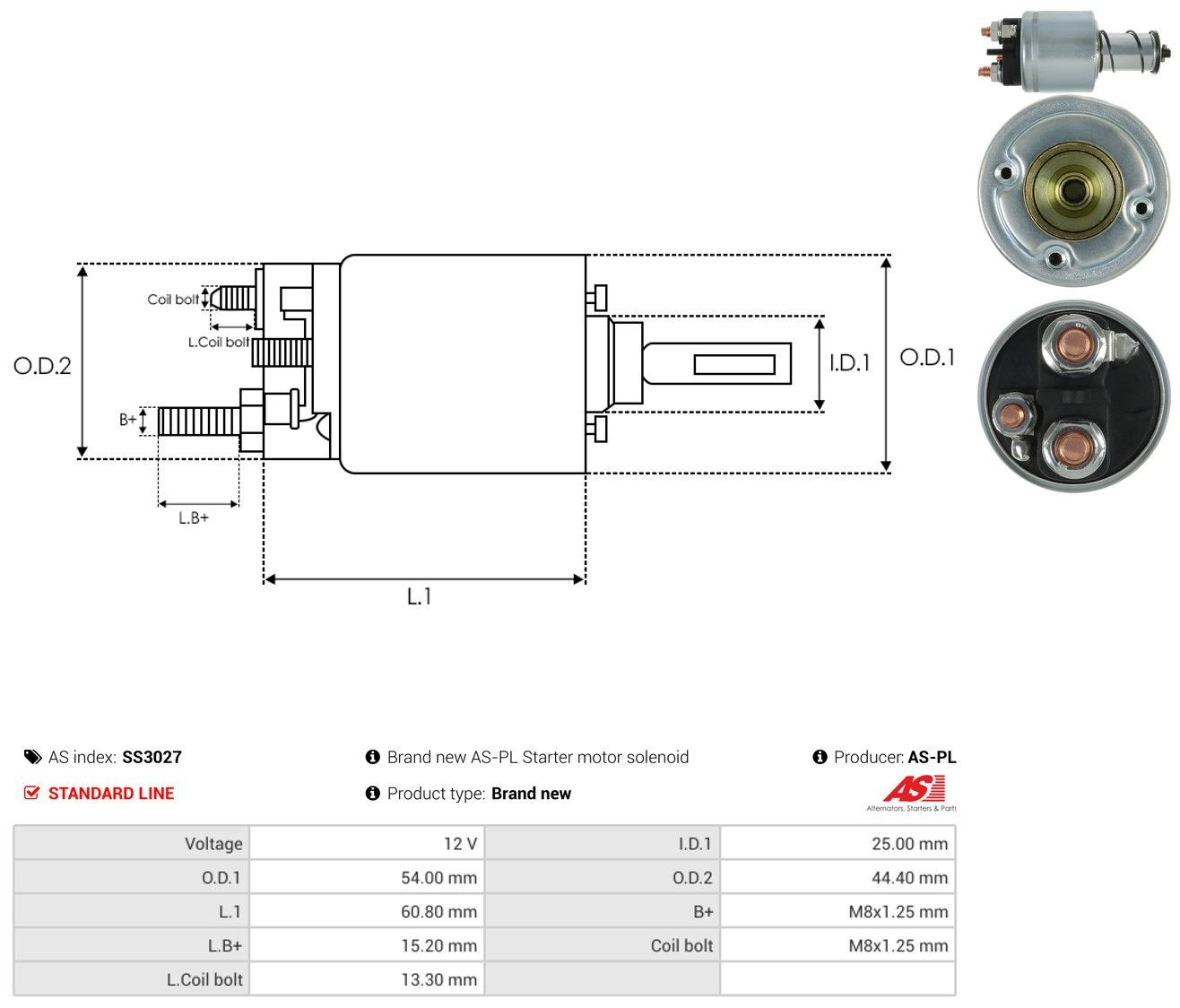  Solenoide de arranque Chevrolet Aveo 3