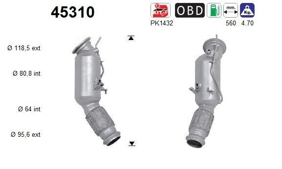 Catalizador BMW 6 Gran Turismo hatchback (G32) (2017 - 2026) precio, desde 483,72 EUR