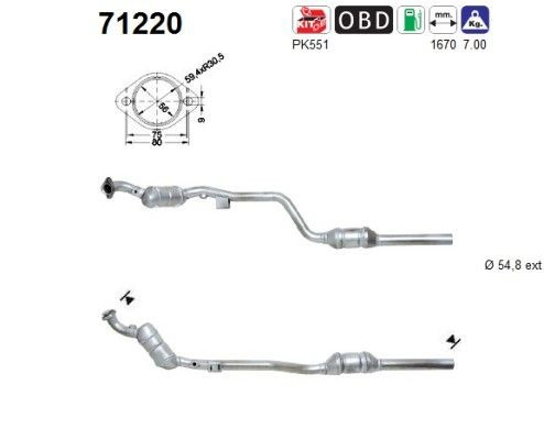 Catalizador Mercedes E familiar (S210) (1996 - 2003) precio, desde 441,25 EUR