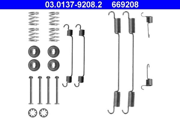 Comprar Kit de montaje de zapatas de freno traseras Peugeot Expert  224