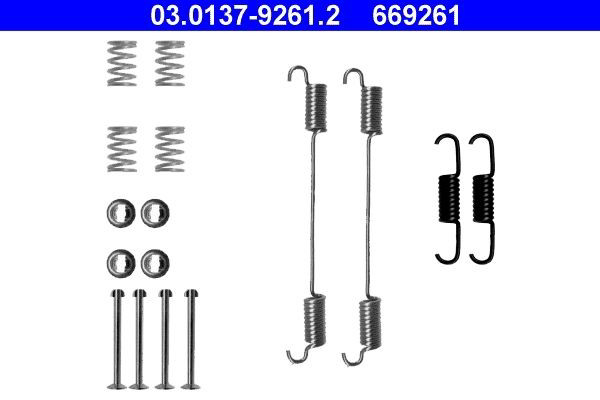 77363512 Fiat/Alfa/Lancia Kit de montaje de zapatas de freno traseras