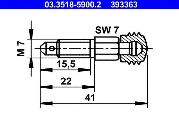 Válvula de purga de la pinza de freno delantera BMW 34211103211 precio, desde 1,04 EUR