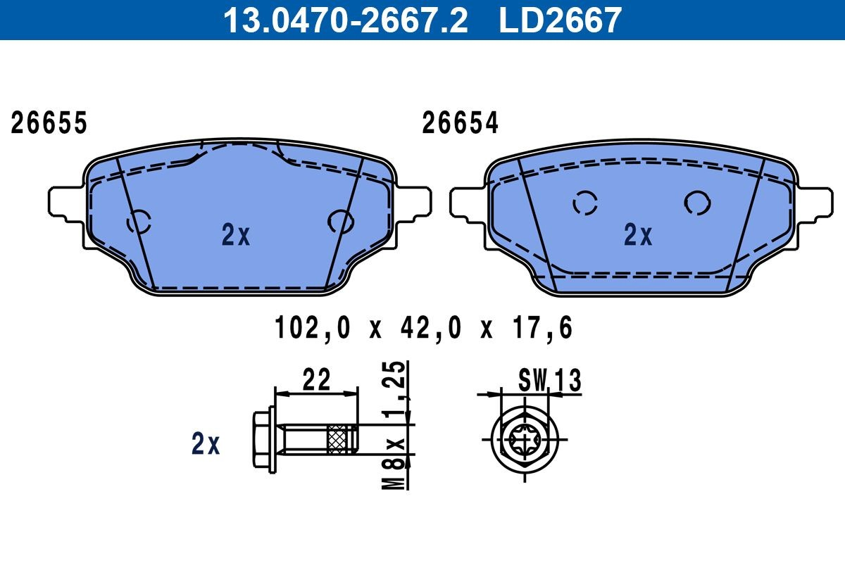 Pastillas traseras de freno VAG 95C698151 precio, desde 34,81 EUR