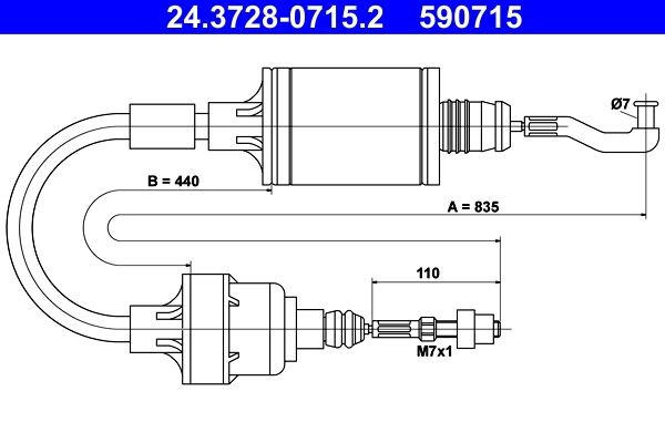 Cable de embrague Opel Calibra  desde 22,34 €