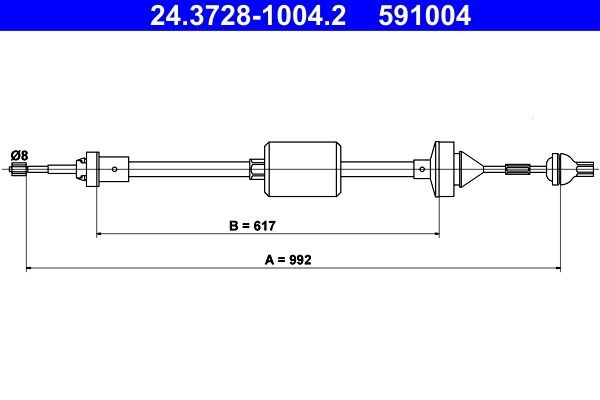 Cable embrague Clio I hatchback (1990-1998) original desde 17,98 €
