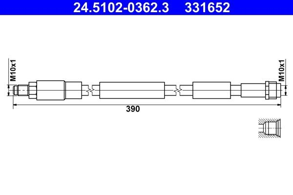 Comprar Latiguillos de freno delantero Mercedes CLS  C257