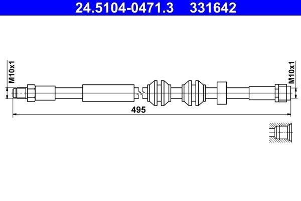 Comprar Latiguillos de freno delantero Mercedes E  S213