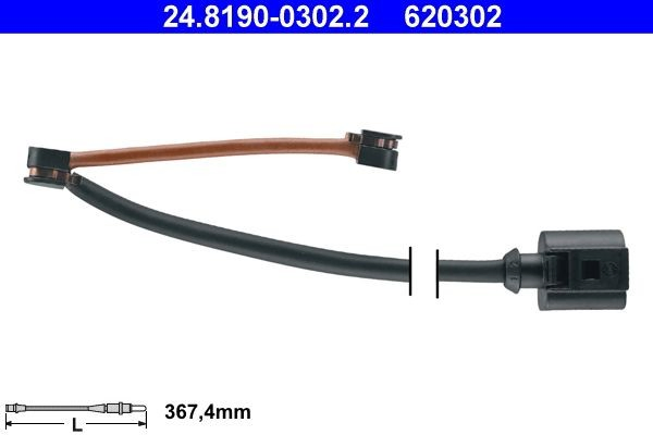  Sensor de desgaste de las pastillas de freno delanteras Seat Leon 4
