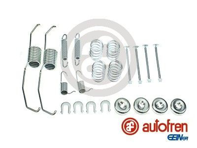 D3937A Autofren Kit de montaje de zapatas de freno traseras