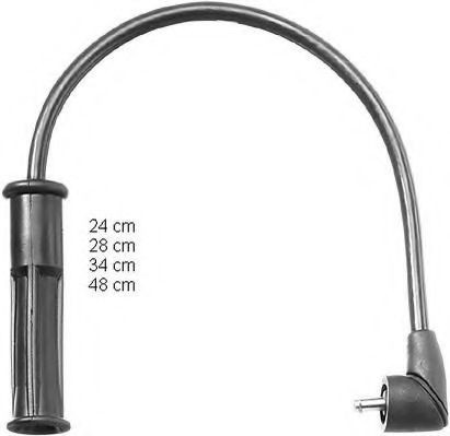 ZEF1128 Beru Cables de alta tensión, juego