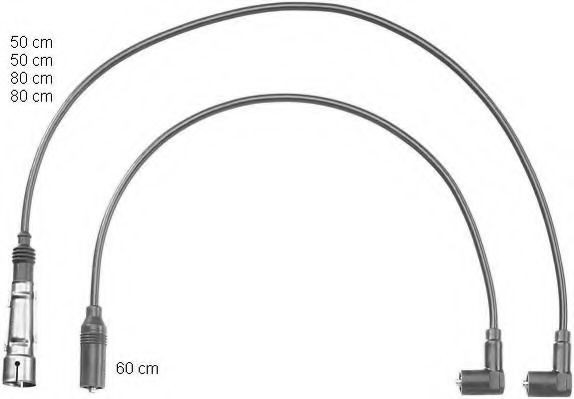 Cables de bujías 901 NGK