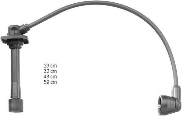ZEF1252 Beru Cables de alta tensión, juego