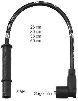 ZEF1627 Beru Cables de alta tensión, juego