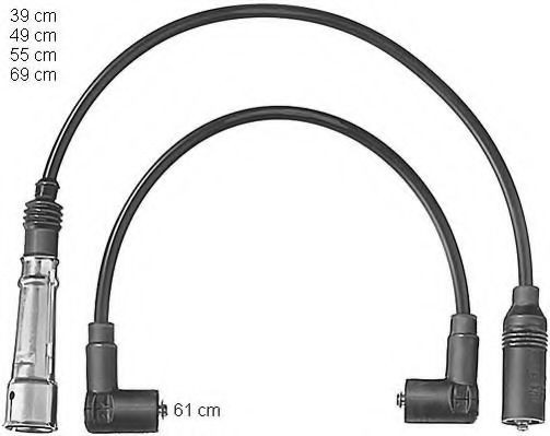 Cables de bujías ZEF561 Beru