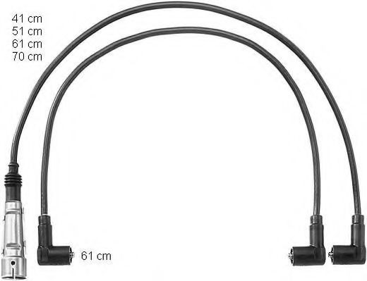 Juego de cables de bujias Beru ZEF716 precio, desde 45,95 EUR