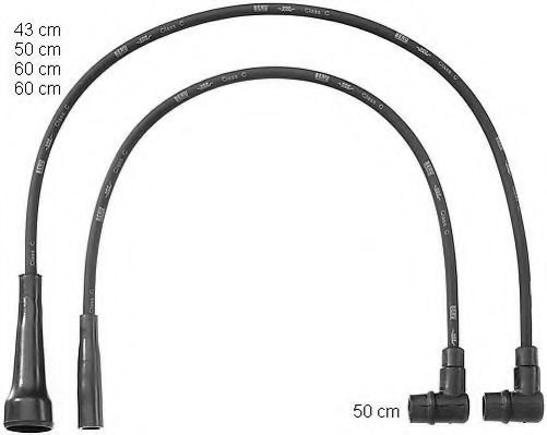 Cables de alta tensión, juego para Renault Trafic I TXW
