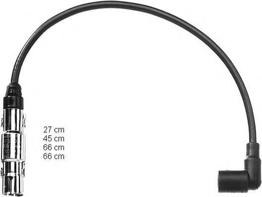 ZEF989 Beru Cables de alta tensión, juego