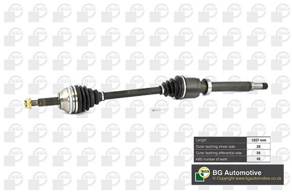 DS2351RA BGA Semieje delantero derecho