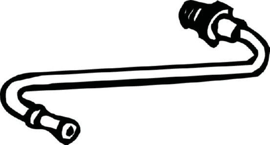 000073 Bosal Tubo del sensor de presión de gases de escape