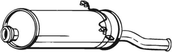 Silenciador trasero para Citroen Xsara Picasso N68