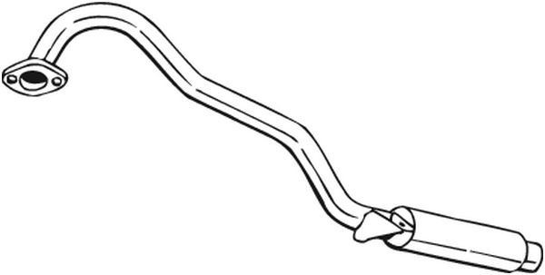 145017 Bosal Silenciador trasero