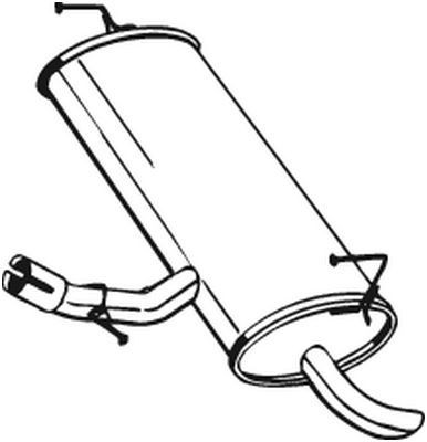 145261 Bosal Silenciador trasero