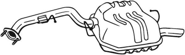 171025 Bosal Silenciador trasero