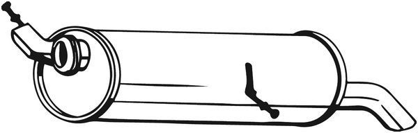 190029 Bosal Silenciador trasero