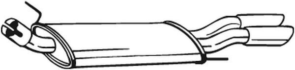 Silenciador trasero Volkswagen Golf III familiar (1H5) (1993 - 1999) precio, desde 73,16 EUR