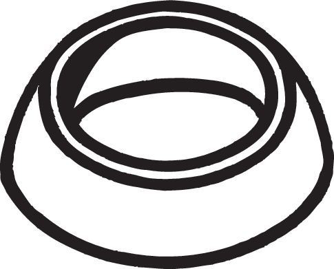256781 Bosal Anillo de la tubería de admisión del silenciador